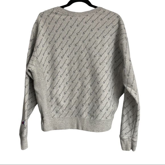 Champion Women's Printed Reverse Weave Crewneck Sweatshirt - Picture 2 of 6